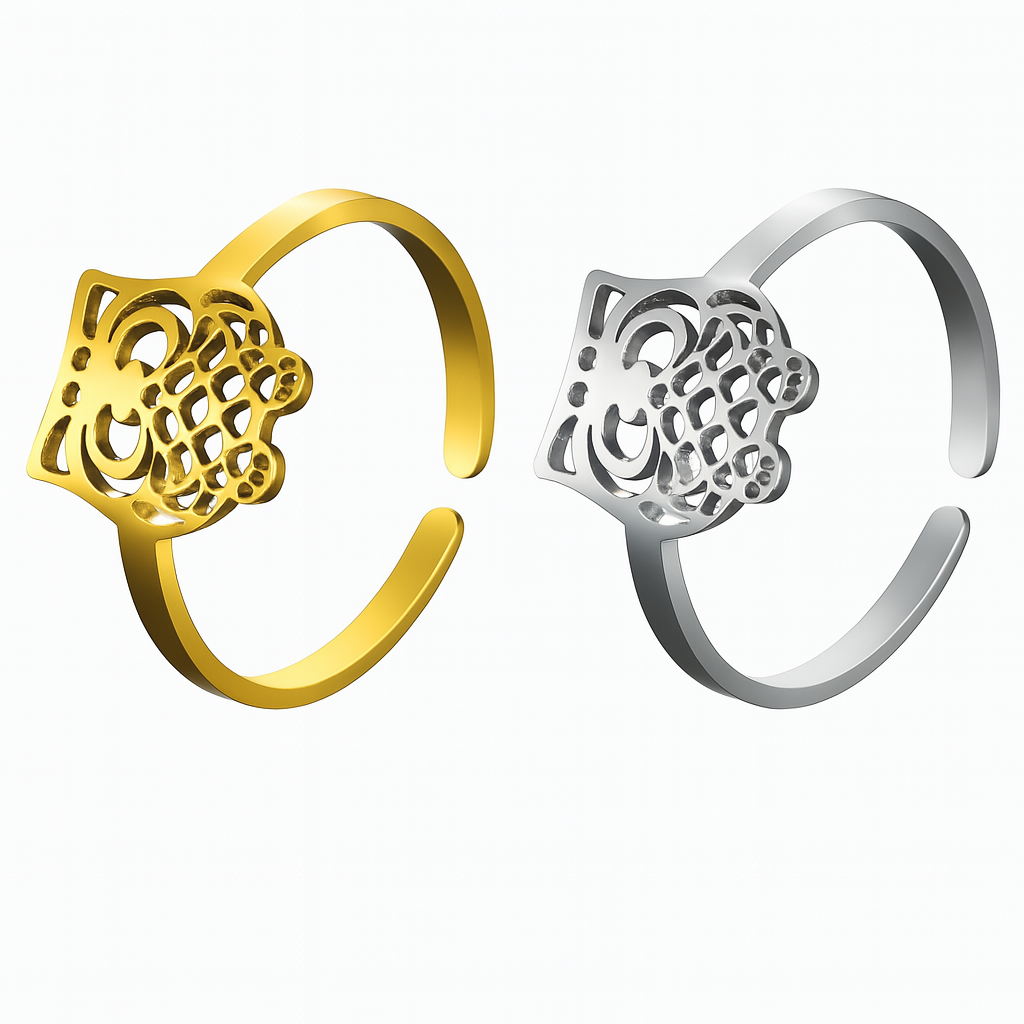 Gold and Steel Skyrim Owl Ring