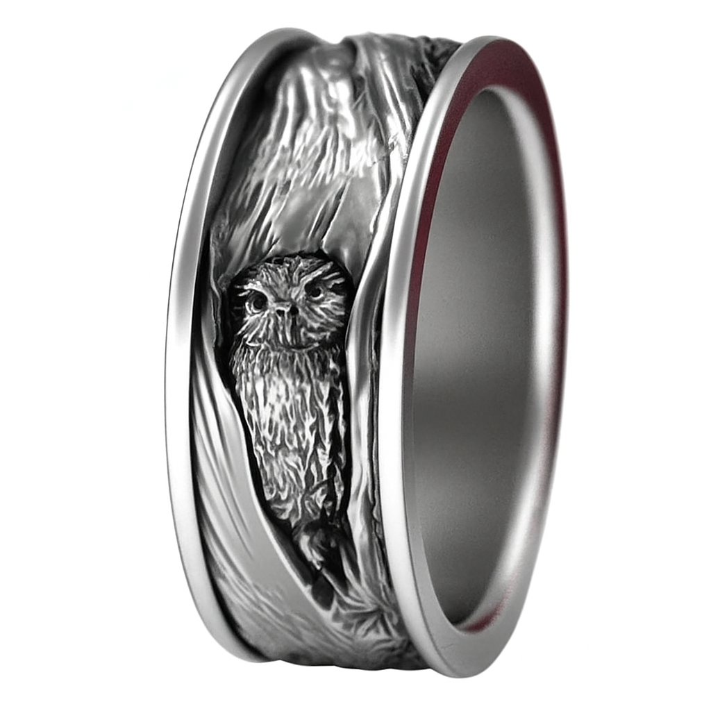 Hiding Burrowing Owl Ring 1 
