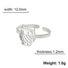 Gold and Steel Skyrim Owl Ring