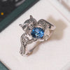 Gothic Owl Punk Ring for Women