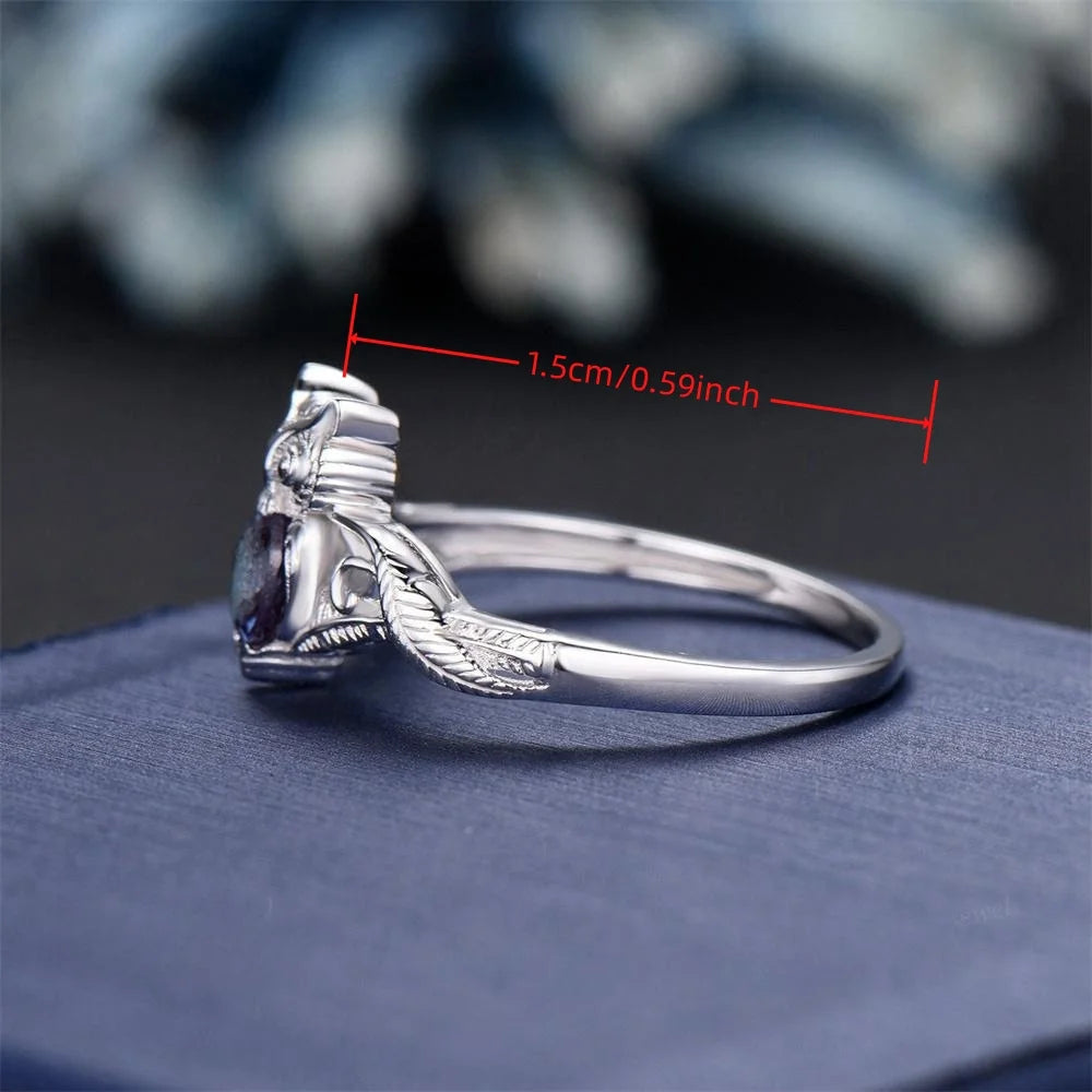 Gothic Owl Punk Ring for Women