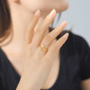 Gold and Steel Skyrim Owl Ring