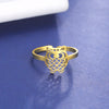 Gold and Steel Skyrim Owl Ring